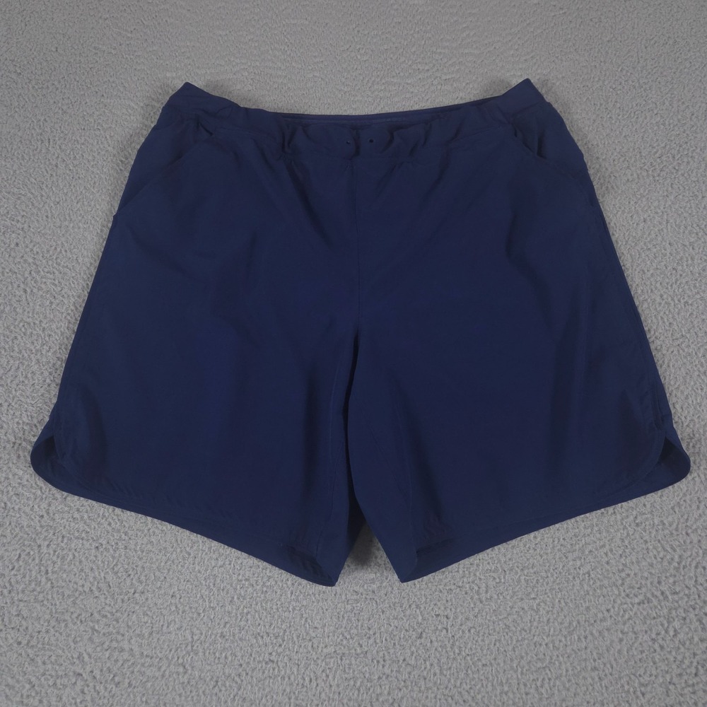Lands End Shorts Womens 22W Navy 9" Lined Swim Quick Dry Surf Beach Bottoms